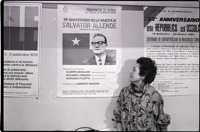 Framed Print : Hortensia Allende with Salvador Allende Birthday Poster Framed Print : Hortensia Allende with Salvador Allende Birthday Poster