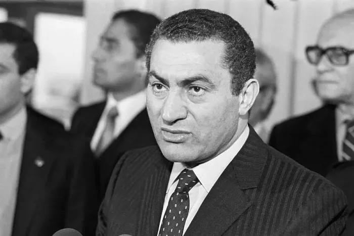 Framed Print : Hosni Mubarak