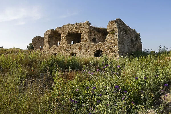 Hospital from the 6th century, ancient city of Side, Pamphylia, Antalya Province, Turkey