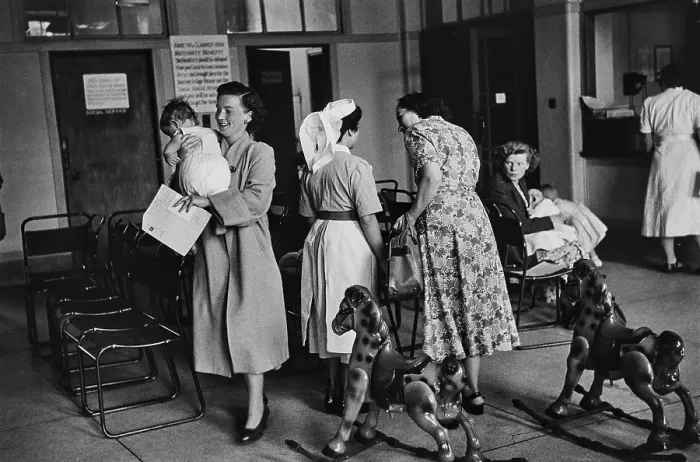 Framed Print : Hospital Baby Clinic, 1954