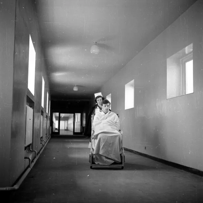 Framed Print : Hospital Patient Framed Print : Hospital Patient
