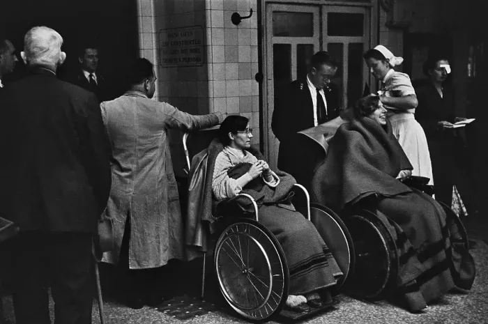 Framed Print : Hospital Patients, 1954 Framed Print : Hospital Patients, 1954