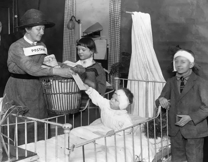 Framed Print : Hospital Post Framed Print : Hospital Post