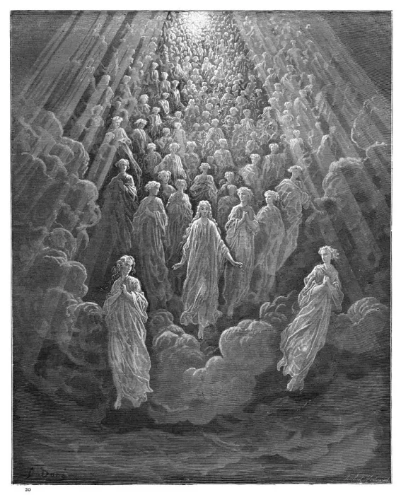 Framed Print : Host of myriad glowing souls 1870 Framed Print : Host of myriad glowing souls 1870