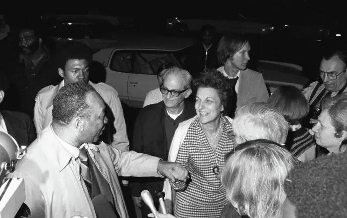 Framed Print : Hostages Freed and Reunited with Family
