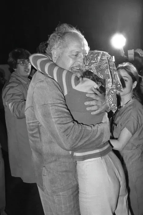 Framed Print : Hostages Freed and Reunited with Family Framed Print : Hostages Freed and Reunited with Family