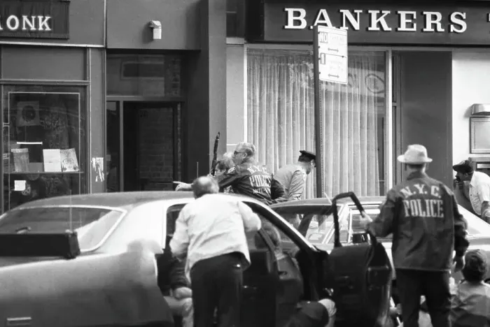 Framed Print : Hostages Taken After Failed Bank Robbery Framed Print : Hostages Taken After Failed Bank Robbery
