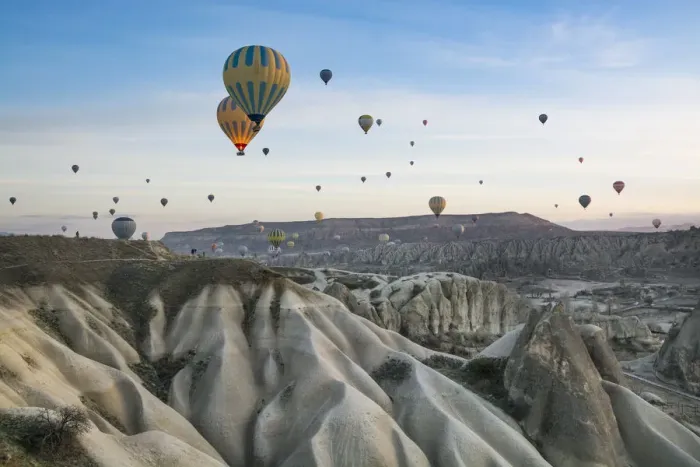 Framed Print : Hot Air Ballooning in Cappadocia, Nevsehir, Turkey Framed Print : Hot Air Ballooning in Cappadocia, Nevsehir, Turkey