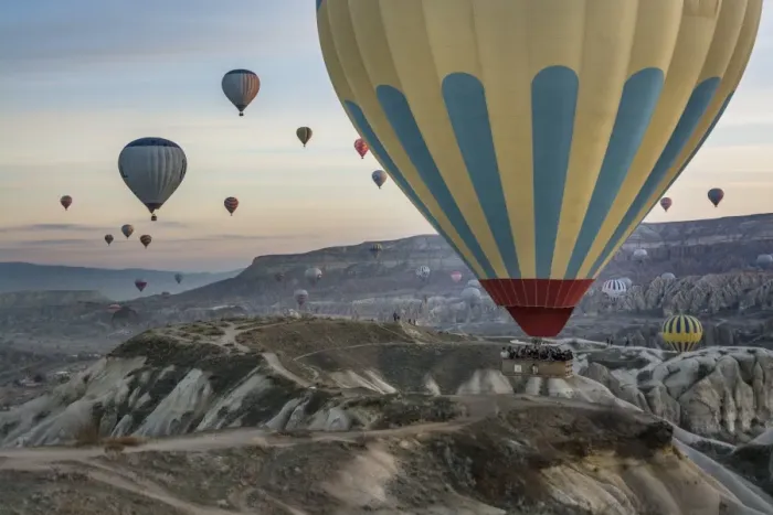 Framed Print : Hot Air Ballooning in Cappadocia, Nevsehir, Turkey Framed Print : Hot Air Ballooning in Cappadocia, Nevsehir, Turkey