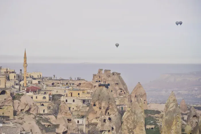 Framed Print : Hot air ballooning in Cappadocia, Nevsehir, Turkey Framed Print : Hot air ballooning in Cappadocia, Nevsehir, Turkey