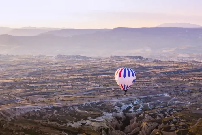Framed Print : Hot air ballooning in the sunrise in Cappadocia Framed Print : Hot air ballooning in the sunrise in Cappadocia