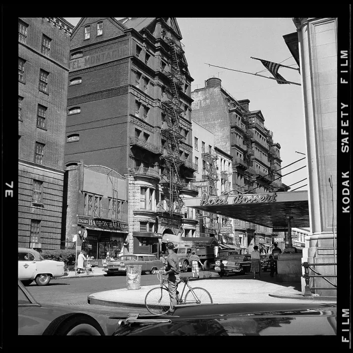 Framed Print : Hotel Bossert in Brooklyn Heights in the 1950's Framed Print : Hotel Bossert in Brooklyn Heights in the 1950's