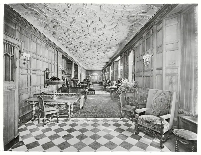 Framed Print : Hotel Lobby in New York Framed Print : Hotel Lobby in New York