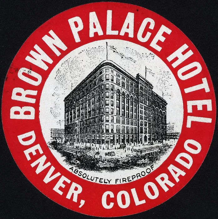 Framed Print : Hotel Souvenir Sticker Framed Print : Hotel Souvenir Sticker