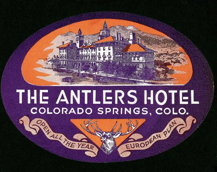 Framed Print : Hotel Souvenir Sticker Framed Print : Hotel Souvenir Sticker