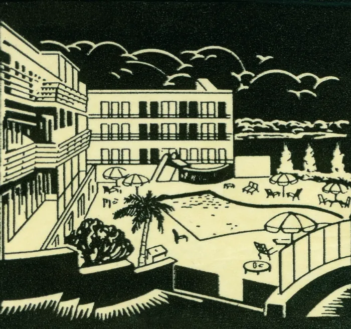 Framed Print : Hotel swimming pool Framed Print : Hotel swimming pool