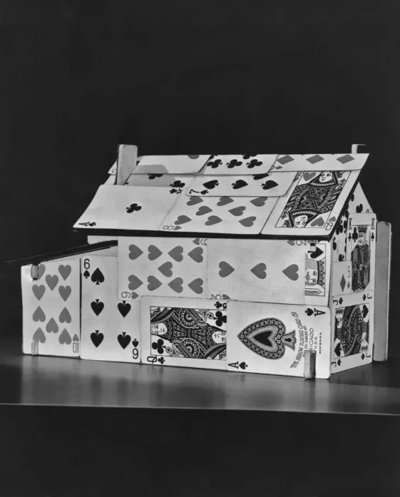 Framed Print : A House Of Cards Framed Print : A House Of Cards
