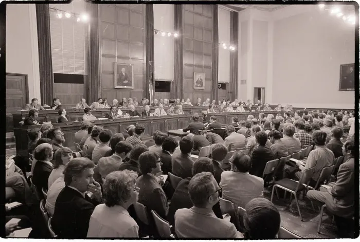 Framed Print : House Committee on Nixon Impeachment Framed Print : House Committee on Nixon Impeachment