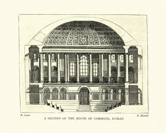Framed Print : House of Commons, Dublin, Ireland, 19th Century Framed Print : House of Commons, Dublin, Ireland, 19th Century