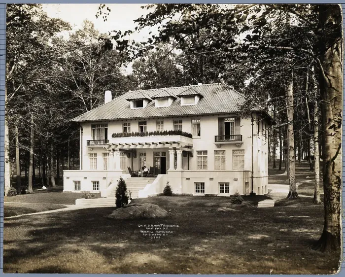 Framed Print : House Of A Doctor; Woman & Child On Porc