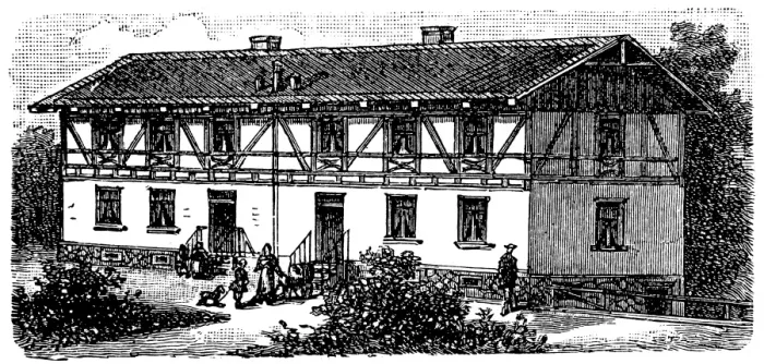 Framed Print : House for two families in PLaue Framed Print : House for two families in PLaue