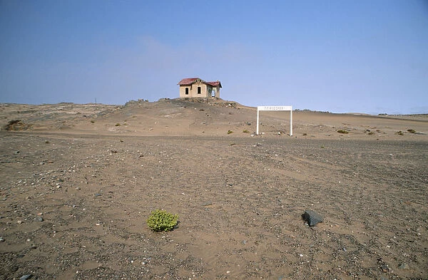 A House on a Hill in the Desert