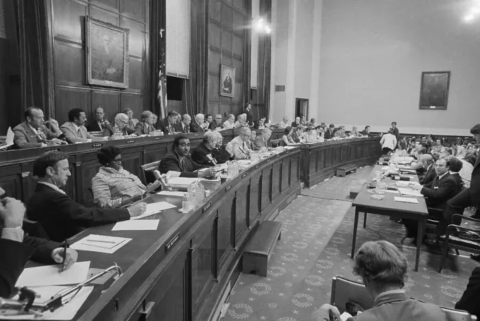 Framed Print : House Judiciary Committee Debate on Impeachment of President Nixon Framed Print : House Judiciary Committee Debate on Impeachment of President Nixon