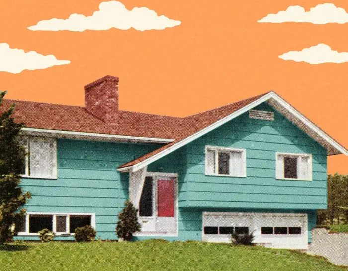 Framed Print : House in the Suburbs Framed Print : House in the Suburbs