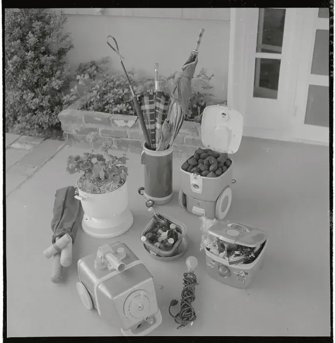 Framed Print : Household Items Made by Remodeling Old Vacuum Cleaners Framed Print : Household Items Made by Remodeling Old Vacuum Cleaners