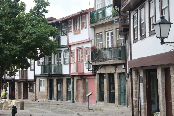 Framed Print : Houses in the historic center of Guimarues Framed Print : Houses in the historic center of Guimarues