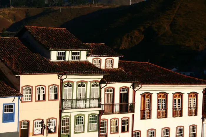 Framed Print : Houses in Ouro Preto Framed Print : Houses in Ouro Preto