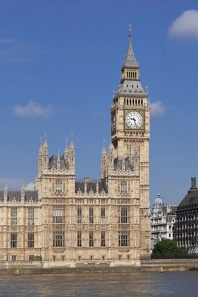 Houses of Parliament, Big Ben, Thames, London, England, United Kingdom