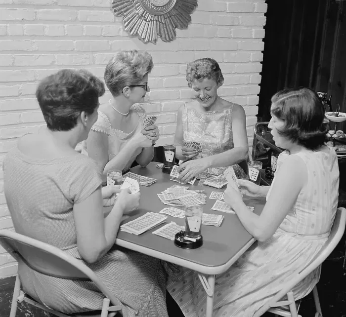 Framed Print : Housewives Using Trading Stamps as Poker Chips Framed Print : Housewives Using Trading Stamps as Poker Chips