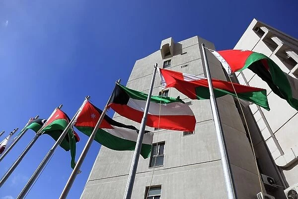 The Housing Bank, Flags, Amman, Jordan