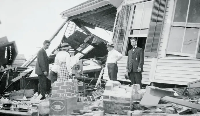Framed Print : Housing Destroyed by Hurricane Framed Print : Housing Destroyed by Hurricane