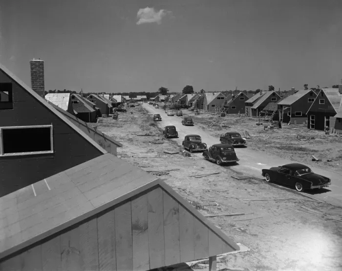 Framed Print : Housing development Framed Print : Housing development