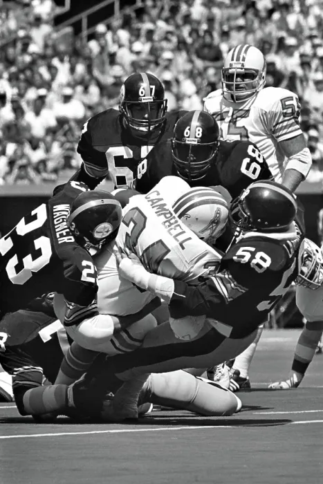 Framed Print : Houston Oilers v Pittsburgh Steelers Framed Print : Houston Oilers v Pittsburgh Steelers