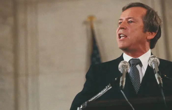 Framed Print : Howard Baker Giving Speech Framed Print : Howard Baker Giving Speech