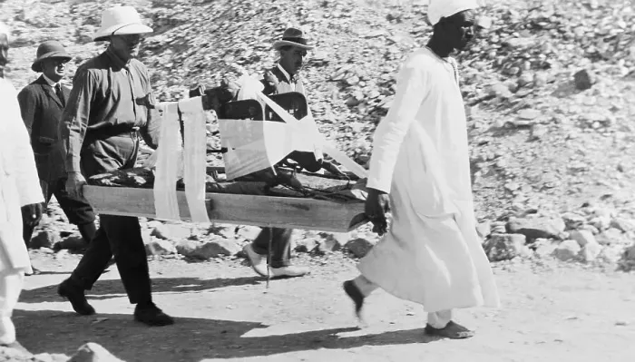 Framed Print : Howard Carter at Excavation of King Tut's Tomb Framed Print : Howard Carter at Excavation of King Tut's Tomb