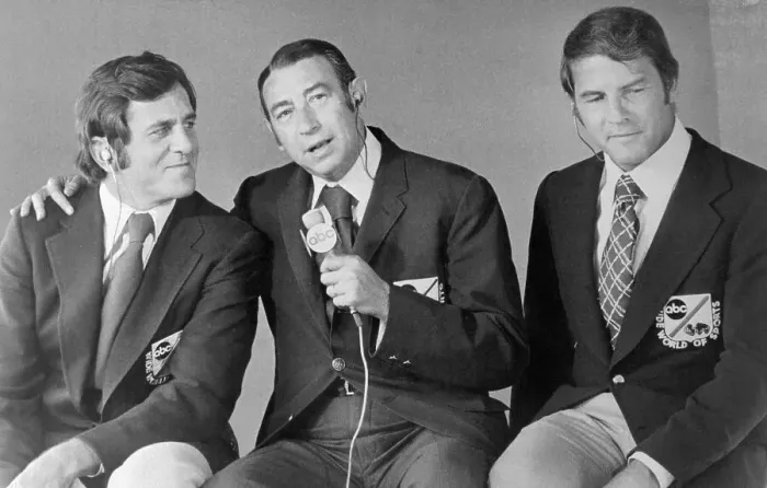 Framed Print : Howard Cosell and ABC Sportscasters Framed Print : Howard Cosell and ABC Sportscasters