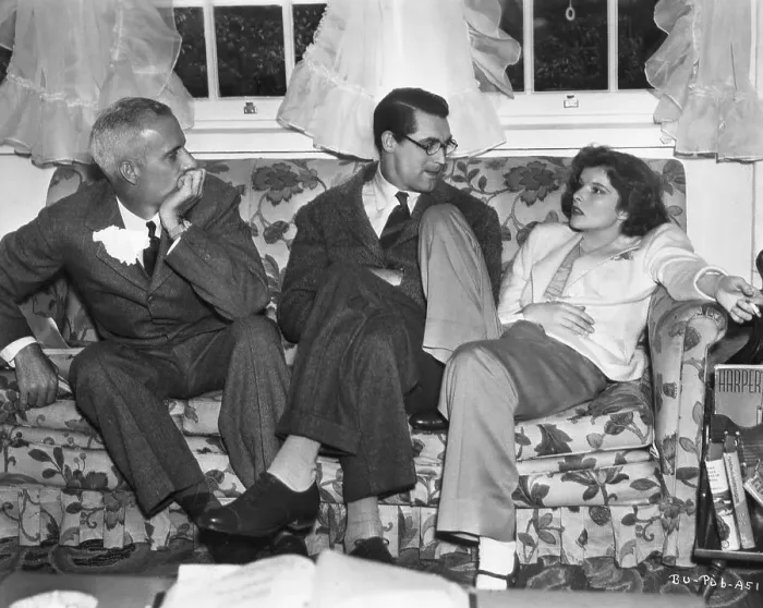 Framed Print : Howard Hawks, Cary Grant, Katharine Hepburn Framed Print : Howard Hawks, Cary Grant, Katharine Hepburn