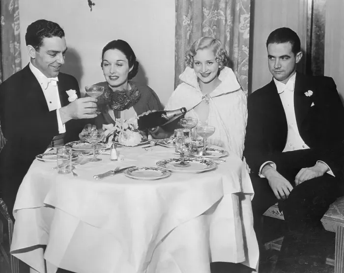 Framed Print : Howard Hughes with Actors at Mayfair Club Framed Print : Howard Hughes with Actors at Mayfair Club