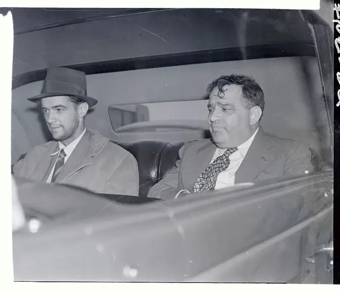 Framed Print : Howard Hughes with Fiorella LaGuardia After Round-the-World Flight Framed Print : Howard Hughes with Fiorella LaGuardia After Round-the-World Flight