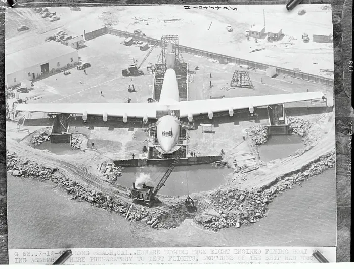 Framed Print : Howard Hughes Flying Boat Framed Print : Howard Hughes Flying Boat