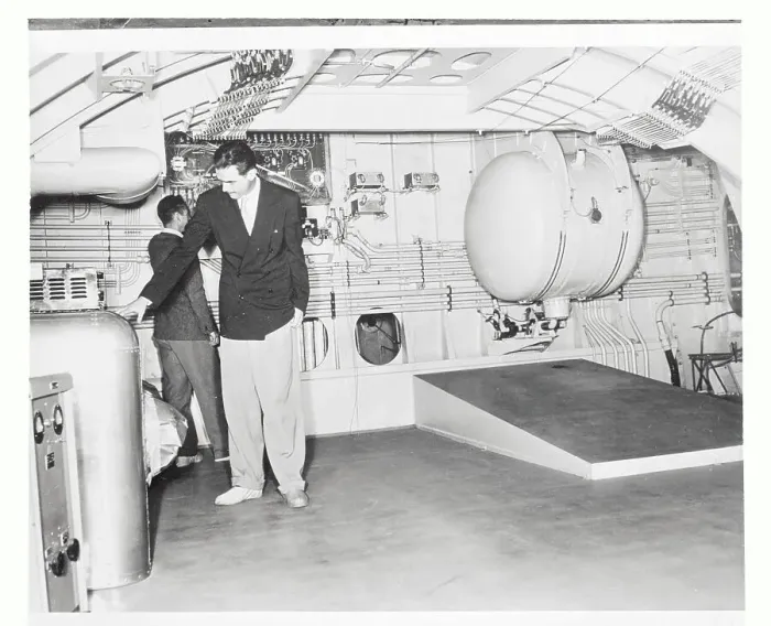 Framed Print : Howard Hughes Inspecting Hercules Plane Framed Print : Howard Hughes Inspecting Hercules Plane