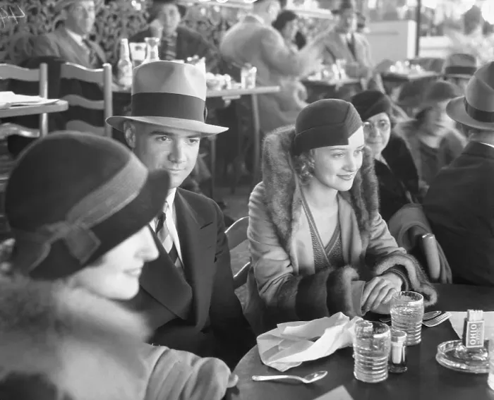 Framed Print : Howard Hughes with Marian Marsh at Race Track Framed Print : Howard Hughes with Marian Marsh at Race Track