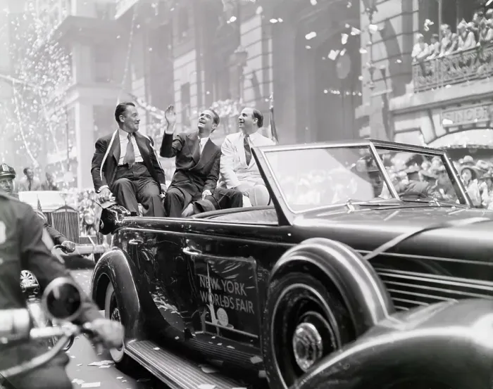 Framed Print : Howard Hughes During Parade in His Honor Framed Print : Howard Hughes During Parade in His Honor