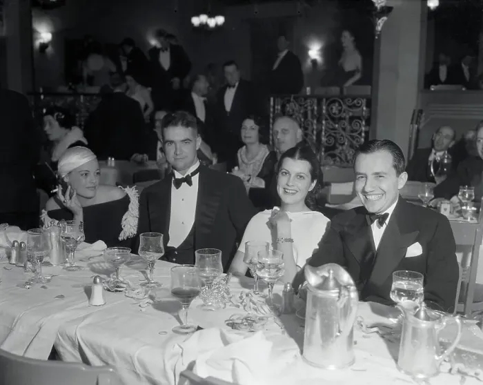 Framed Print : Howard Hughes Sitting with Friends Framed Print : Howard Hughes Sitting with Friends