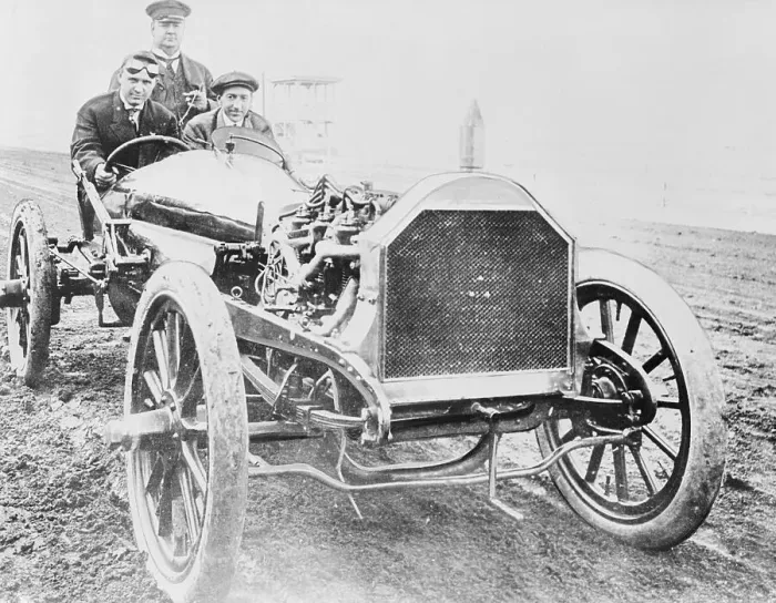 Framed Print : Howard Hughes, Sr. in Touring Car Framed Print : Howard Hughes, Sr. in Touring Car