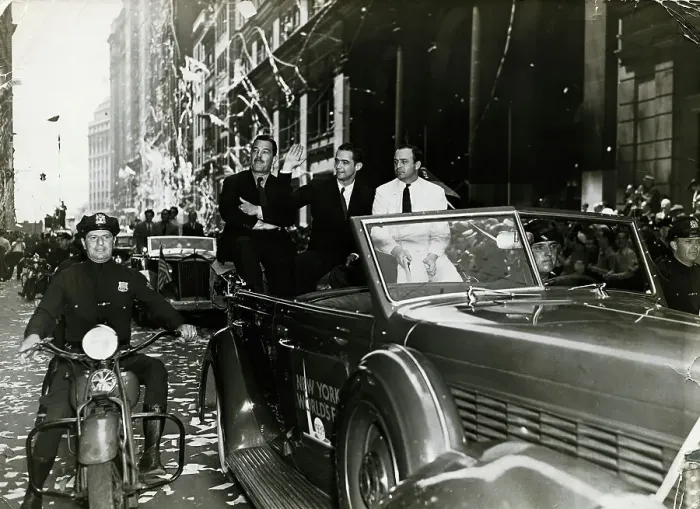 Framed Print : Howard Hughes in Ticker-Tape Parade Framed Print : Howard Hughes in Ticker-Tape Parade
